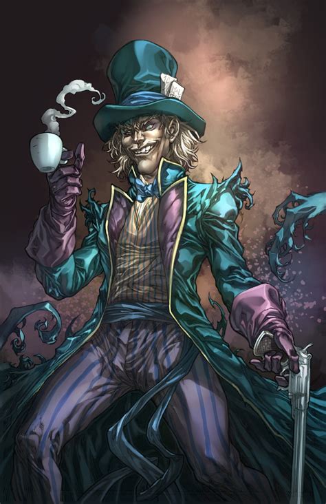 Mad Hatter By Paolo Pantalena Colored In Ethan Kaye S Commissions Comic Art Gallery Room