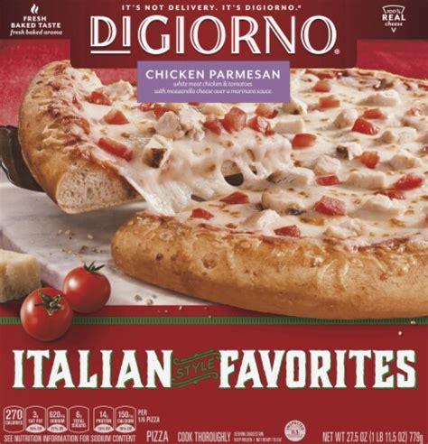 Digiorno Italian Style Favorites Chicken Parmesan Pizza 275 Oz Kroger