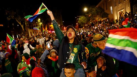 Rugby World Cup Final South Africa Make It Back To Back Trophies With