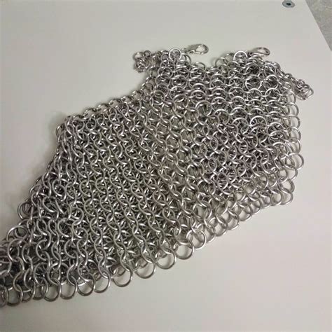 Chain Mail Womens Collar Gorget Coif Etsy