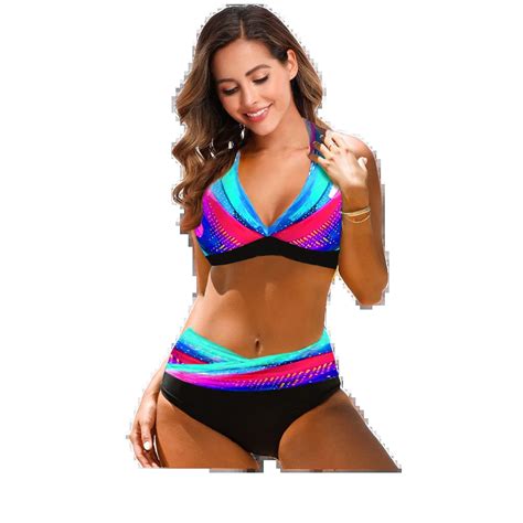 Women Beachwear Swim Summer Monokini Swimwear Bathing Suit Two Pieces Bikini Set Swimsuits