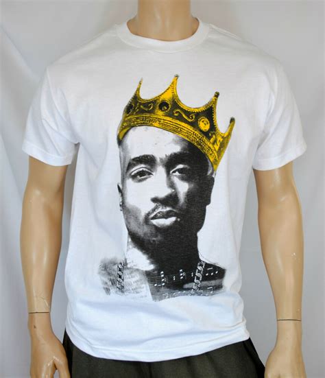 These stylish tupac t shirt are ideal for all seasons and offer premium comfort. Tupac Shakur King Crown Mens T Shirt Hip-Hop NWA west ...