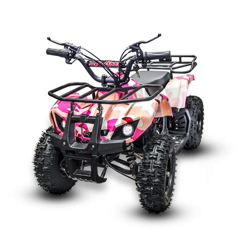 350w 24v Sonora Electric Atv Mini Quad Four Wheeler For Kids Pink