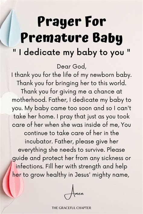 19 Prayers For Premature Babies The Graceful Chapter