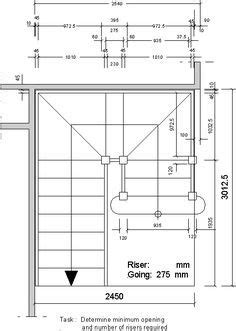 Spiral staircases come with several structural configurations and among them most popular one contains a circular format with a central mast from which the steps are • what should be the height of the staircase that rises vertically? Stair Dimensions Floor Plan In Feet (com imagens) | Escada sótão, Escadas, Arquitetura