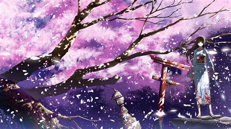 Anime Cherry Blossom 4k Wallpapers Top Free Anime Cherry Blossom 4k
