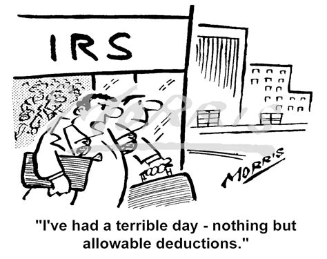 Irs Tax Comic Cartoon Ref 8614bw Business Cartoons