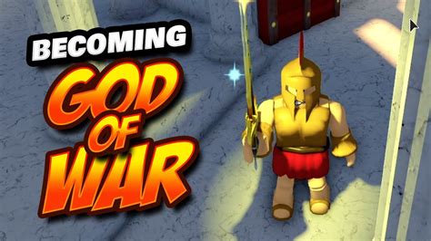 I Became The God Of War On Roblox Youtube