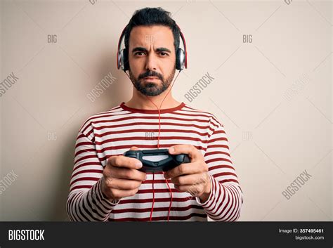 Young Handsome Gamer Image And Photo Free Trial Bigstock