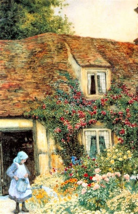 Arthur Claude Strachan 18651929 English Cottages Con Imágenes