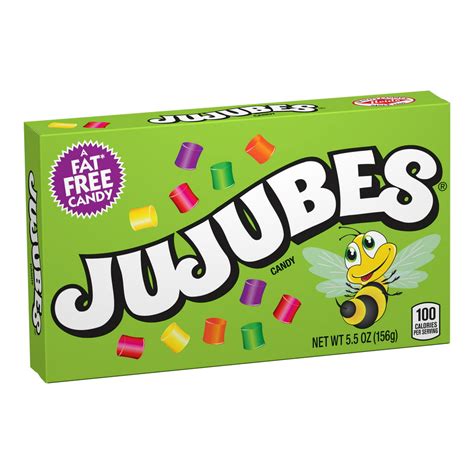 Jujubes Fat Free Candy Theater Box 55 Oz 12 Count