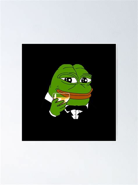 Pepe The Frog Cheers Poster For Sale By Tobster01 Redbubble