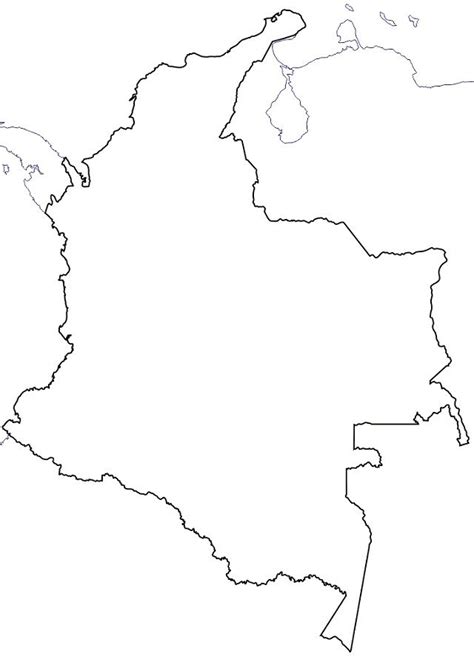 Croquis Del Mapa De Colombia En 2023 Mapa De Colombia Mapas Croquis