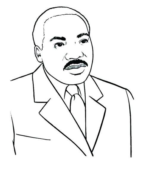 Martin Luther King Jr Coloring Pages Free at GetColorings.com | Free printable colorings pages