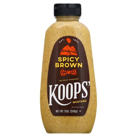 Koops Spicy Brown Mustard 12 Oz