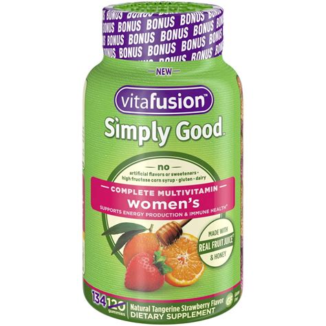 Vitafusion Simply Good Womens Multivitamin Gummy Vitamins 134ct