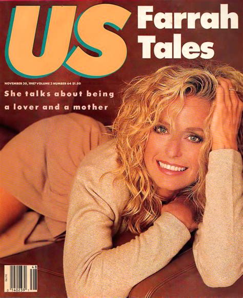 Farrah Smiles On The Cover Of Us Magazine November 30 1987 With
