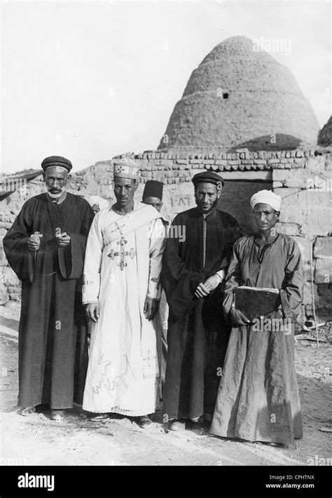 Coptic Priest In Egypt 1937 Stock Photo Alamy