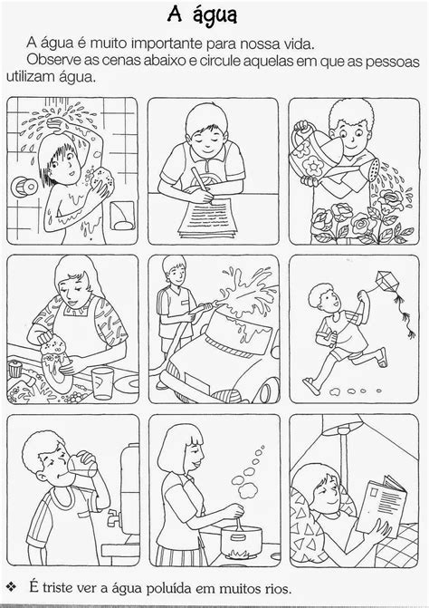 Atividades Ciclo Da Agua 4 Ano
