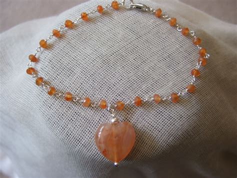 Carnelian July And Augusts Birthstone 925 Sterling Etsy Uk August