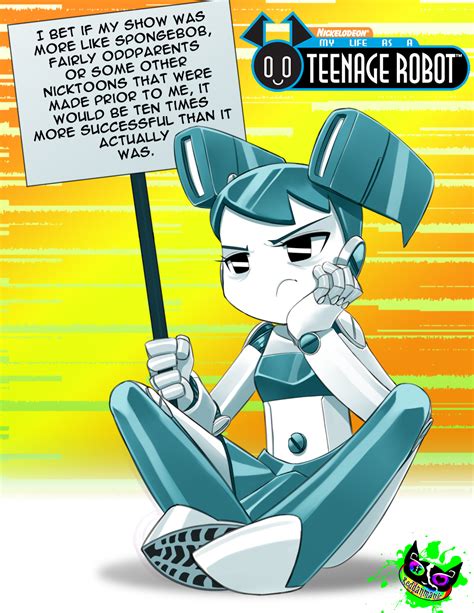 My Life As A Teenage Robot Jenny Sulk By Silent Sid On Deviantart