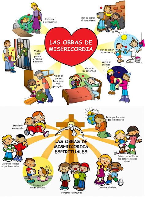 Obras De Misericordia Y Oración Por La Misericordia Un Paso Al Día