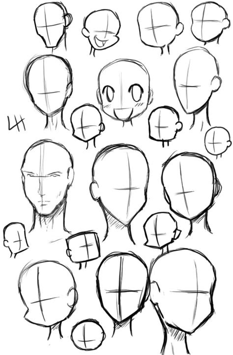 Heads Drawing Tutorial Face Anime Drawings Tutorials Drawing Tutorial