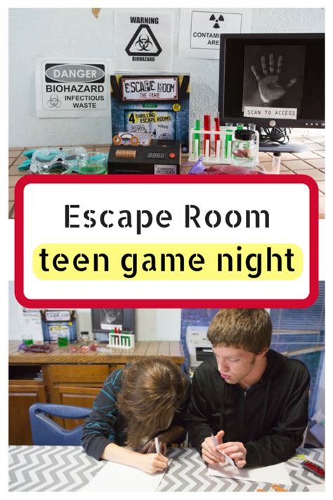 Select from the themes, paid ideas, and virtual escape experiences above, or opt for a completely diy experience. Escape Room Game Night at Home (Perfect for Teens)