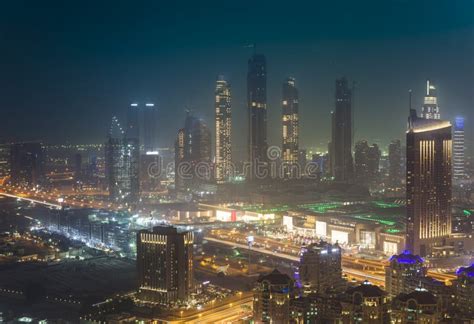 Dubai City At Night Stock Photo Image Of Beautiful 145369870