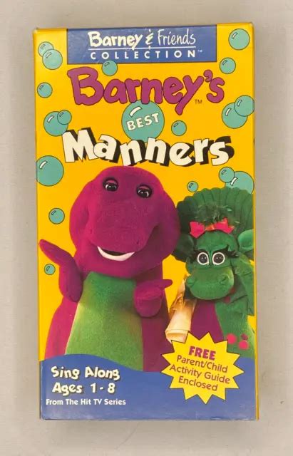 Vintage Barney Barneys Best Manners Vhs Sing Along Ages The Best Porn Website