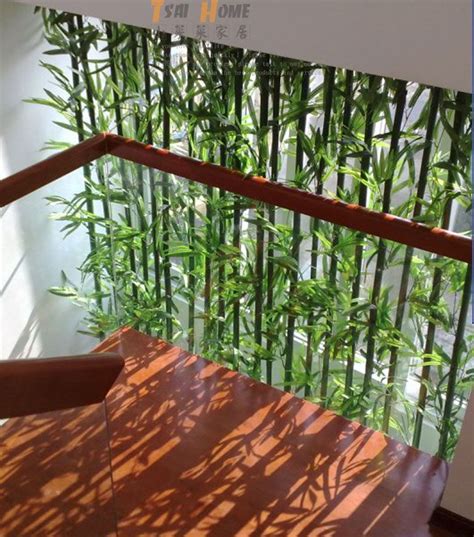 Artificial Bamboo Green Bamboo Artificial Tree Fake Tree Balcony