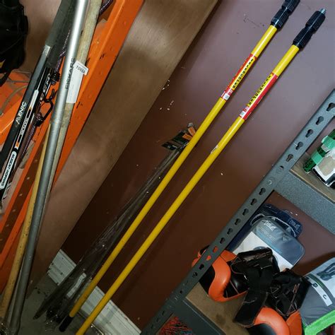 4 New Awning Extension Poles And 2 Telescopic Extension Poles
