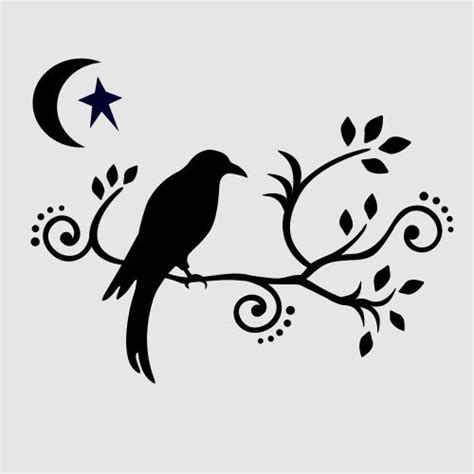 17 Best Images About Crow Silhouettes On Pinterest Halloween Art