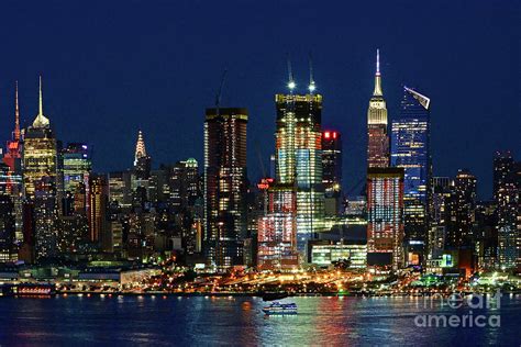 New York City Night View Photograph By Regina Geoghan