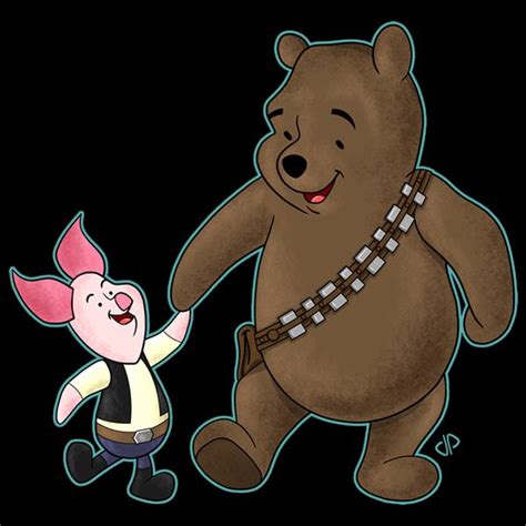 Wookiee The Pooh Star Wars Art Star Wars Geek Cute Winnie The Pooh