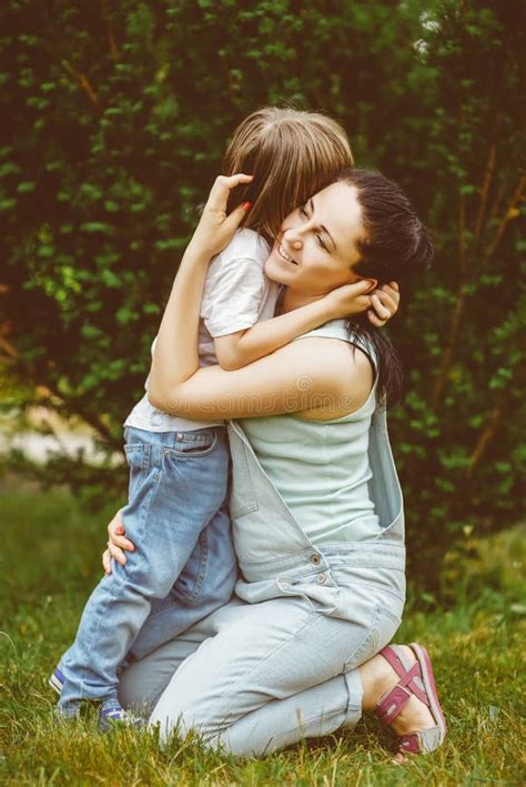 Loving Mother Hugging Her Son Stock Image Image Of Kiss Latino
