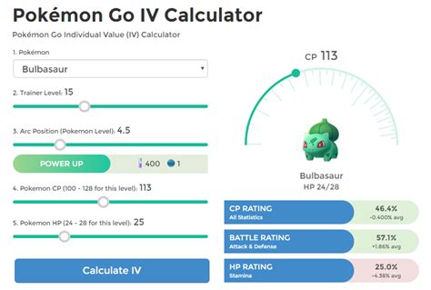 But how do you know what they are? Pokémon Go IV Calculator - PokéGo