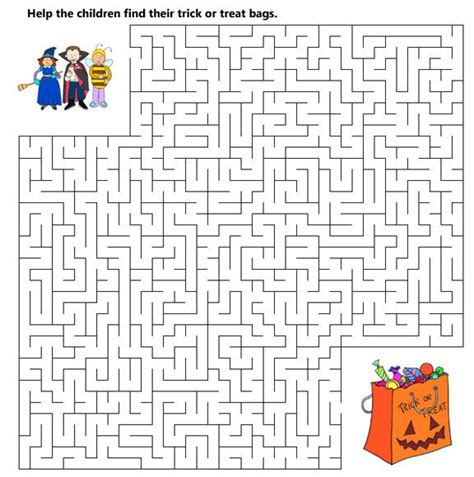 Print out one of the templates and solve the halloween maze. hard-halloween-maze.jpg 576×580 pixels | Halloween maze ...