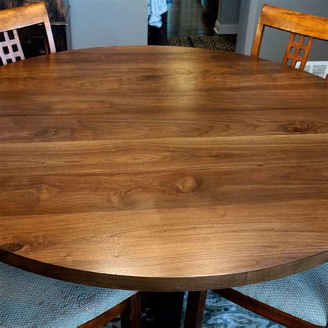 Custom Made Solid Wood Round Dining Tables And Table Tops 2022