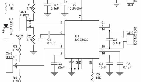 circuit diagram for servo motor