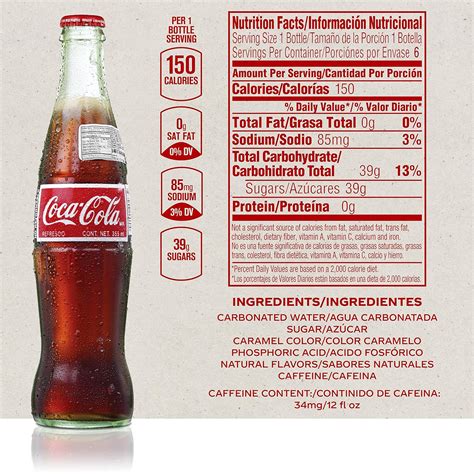 20 Oz Coke Nutrition Label