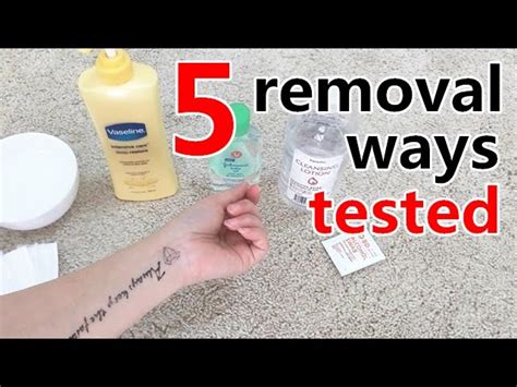 How To Apply And Remove Temporary Tattoos 5 Removal Ways Tested Kids