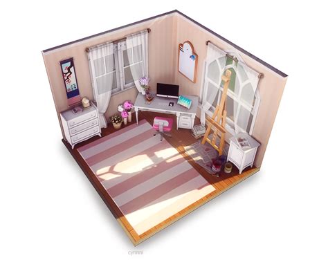 Simple Things — Just A Lil Loft Dollhouse Smartmilkboxes Sims House