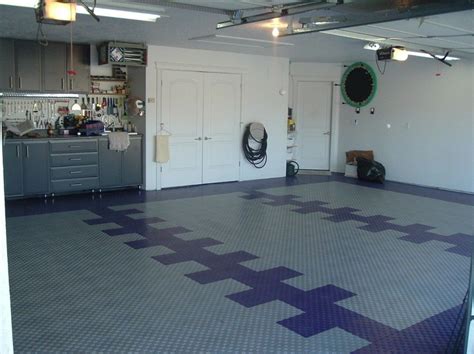 The preparation work for this popular solution is vital. GarageDeck® Coin-Top Garage Floor Tiles | Garage ...