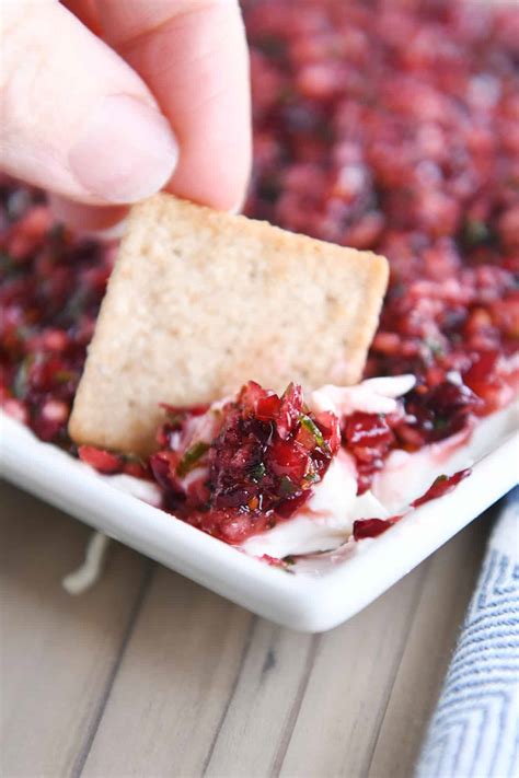 Cranberry Jalapeno Cream Cheese Dip Mels Kitchen Cafe