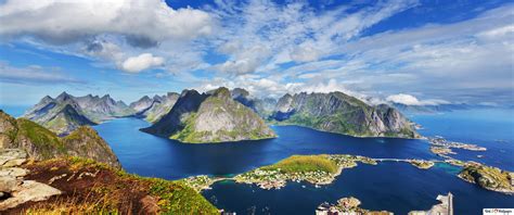 Lofoten Norway Landscape Hd Wallpaper Download