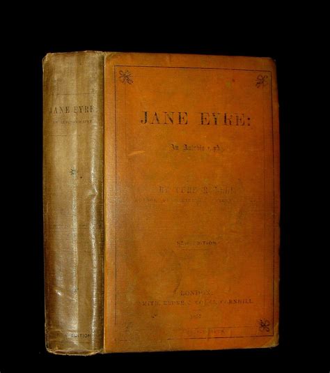 1857 Rare Early Edition Jane Eyre An Autobiography By Currer Bell