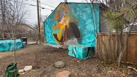 Encampment Fire In Sunalta Damages Mural Residents Express Concerns