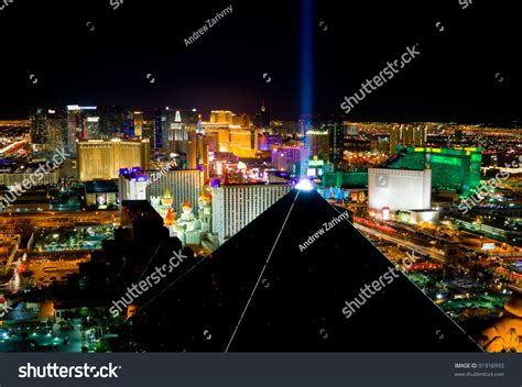 Las Vegas December 25 An Aerial View Of Las Vegas Strip