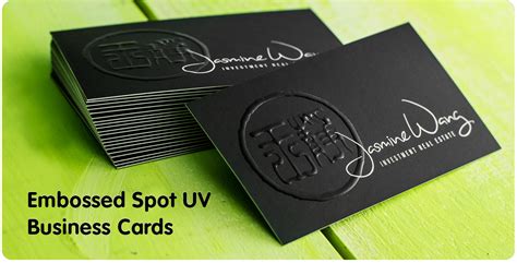 spot uv full colour premium business cards jukebox print